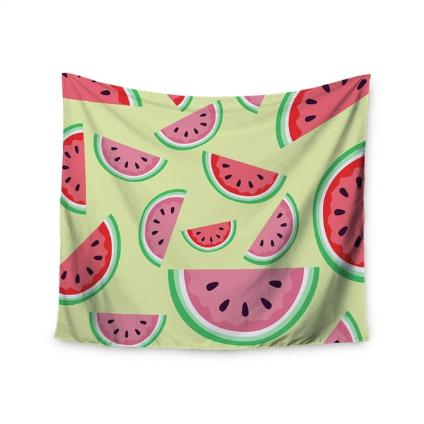 Kess InHouse Watermelon Pattern 2 Pillow Sham 40 x 20 